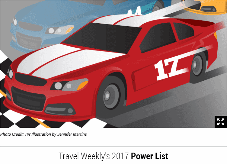 arrivia travel weekly's 2017 power list