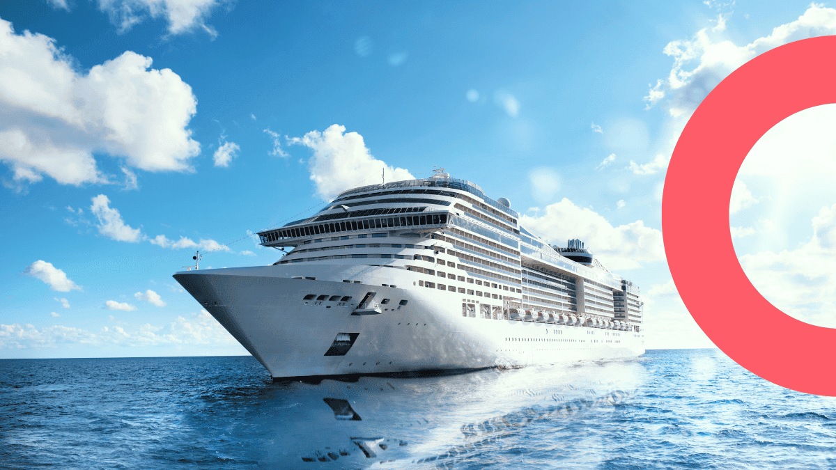 cruise ship in the ocean that can be booked with cruise rewards