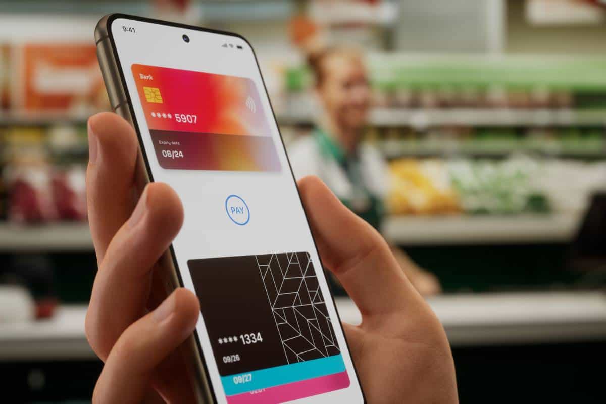 A close-up of a digital wallet payment screen, demonstrating seamless integration for improved loyalty program participation