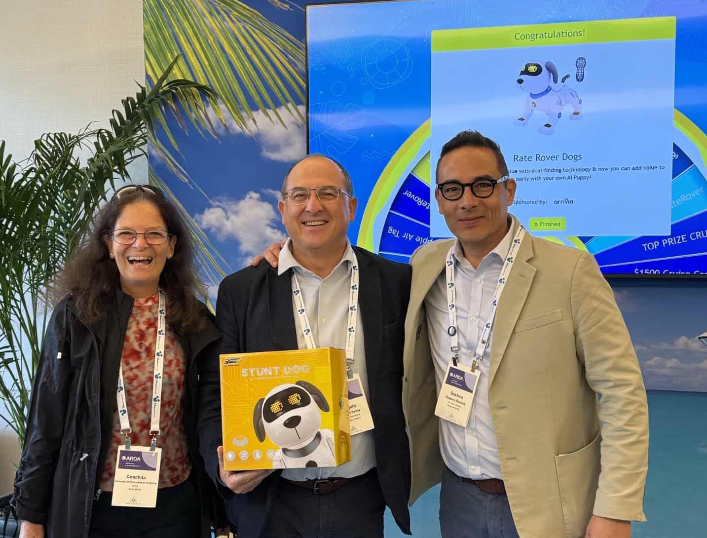 Arrivia AI puppy winner at ARDA Conference