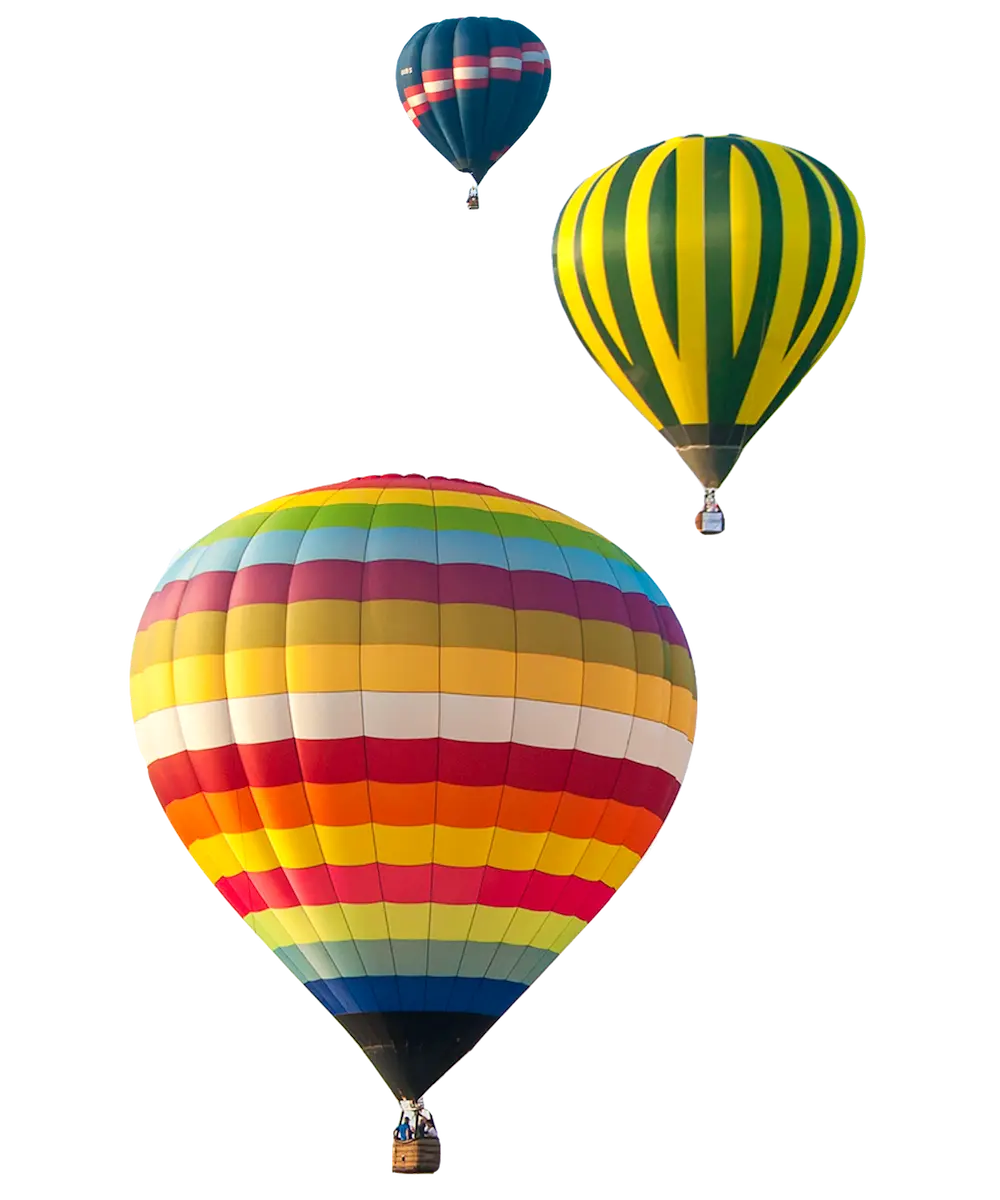 hot air balloons