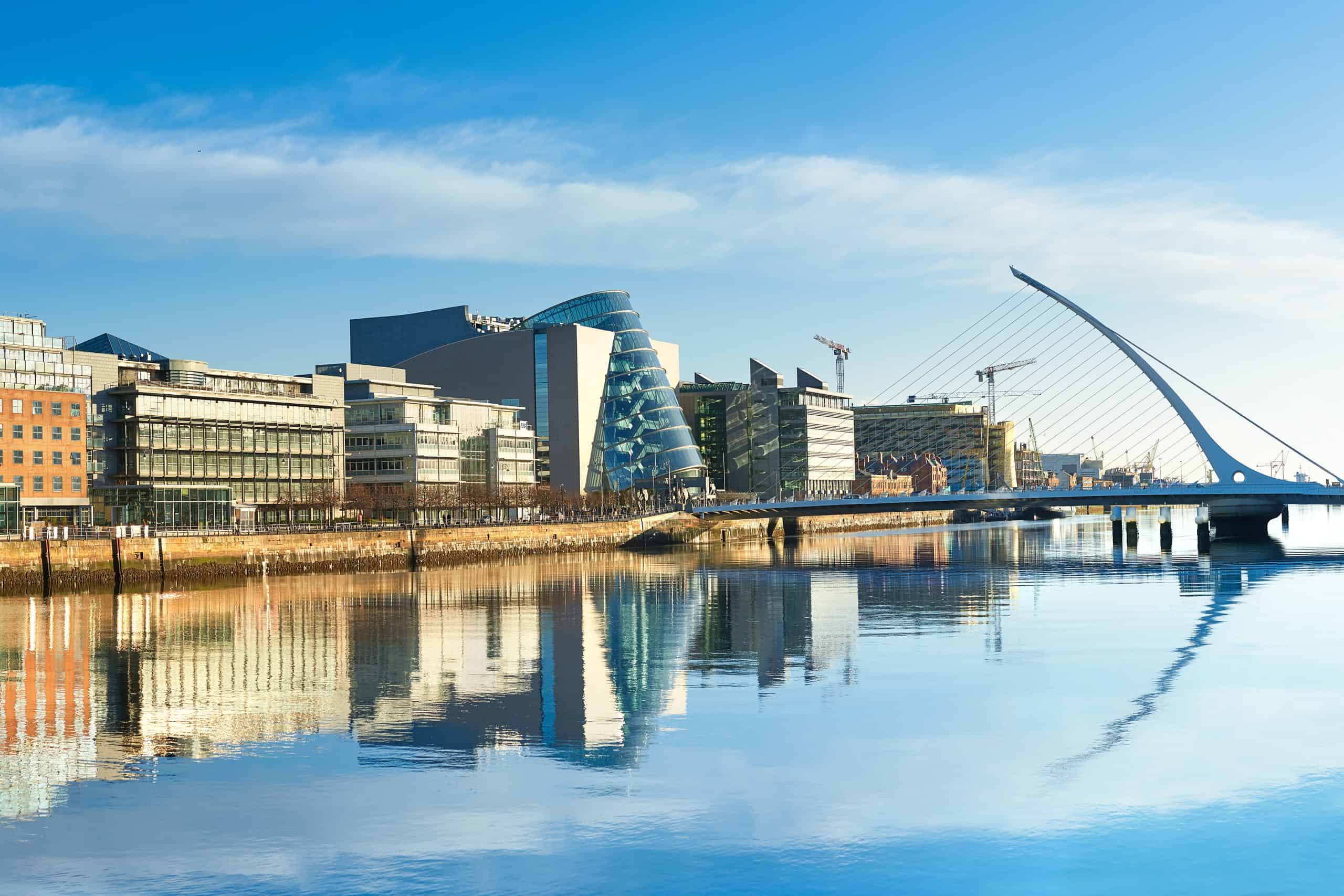 Dublin skyline and bridge