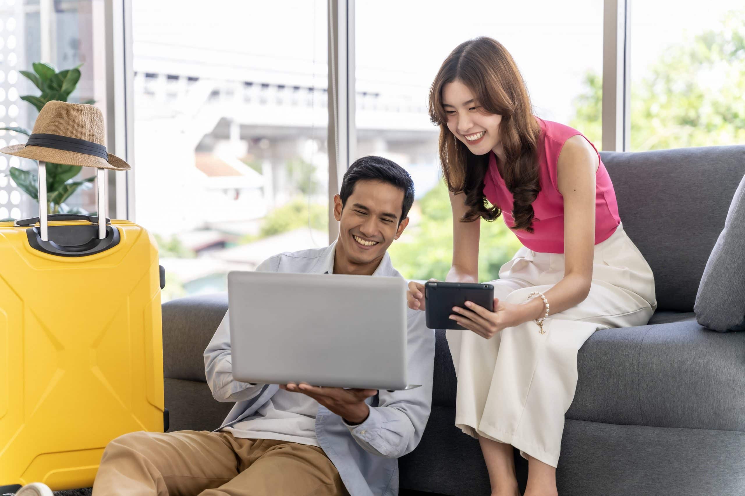 Using a branded travel platform to book flexible corporate travel incentive rewards